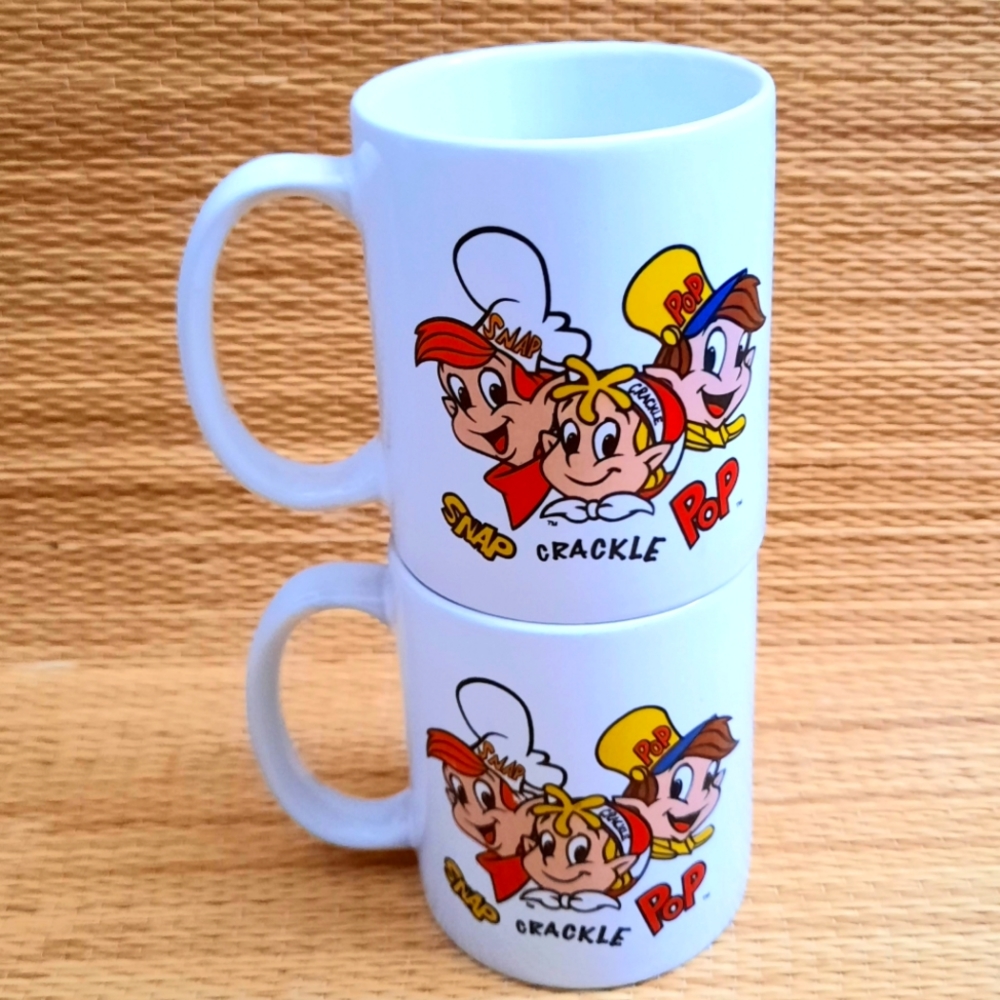 Vintage "SNAP CRACKLE AND POP" Mugs - 2001 - Kellogg Company (2)